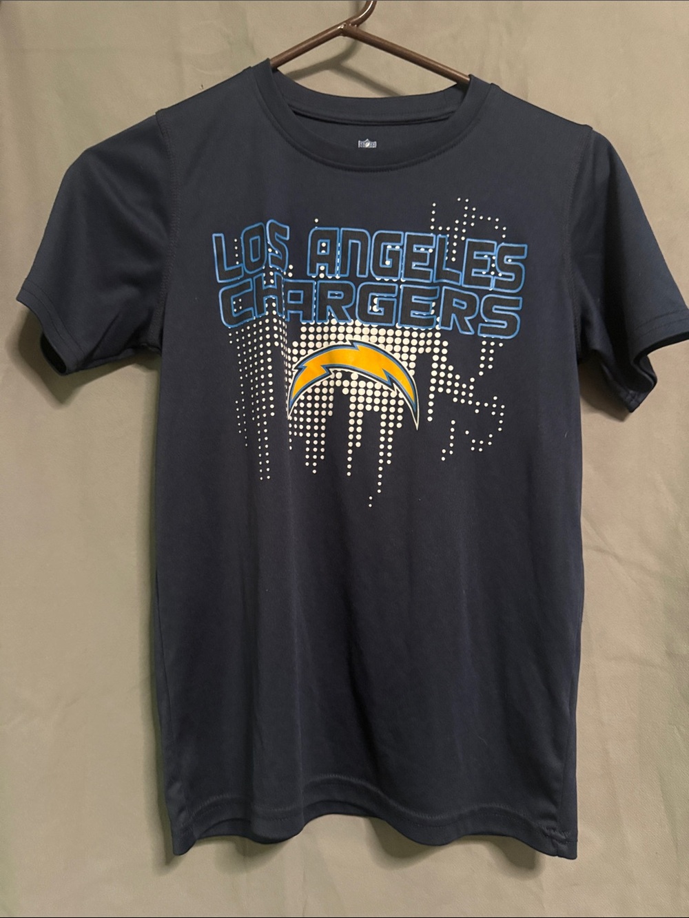Los Angeles Chargers Navy Graphic Kids Tee